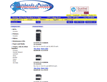 Tablet Screenshot of fairbanksprinters.com